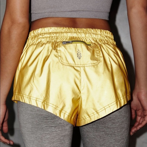 Free People Movement Moonlight Reflective Shorts S - Picture 2 of 12